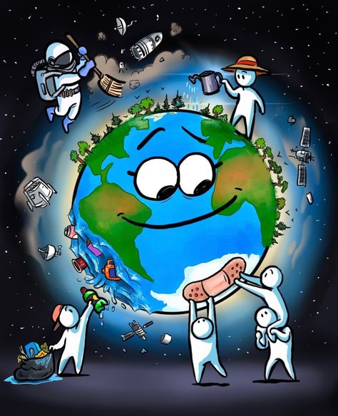 Save Environment Poster Drawing, Environmental Protection Poster, Save Environment Posters, Save Earth Posters, Save Earth Drawing, Save Water Poster Drawing, Earth Day Drawing, Drawings With Meaning, Art Competition Ideas