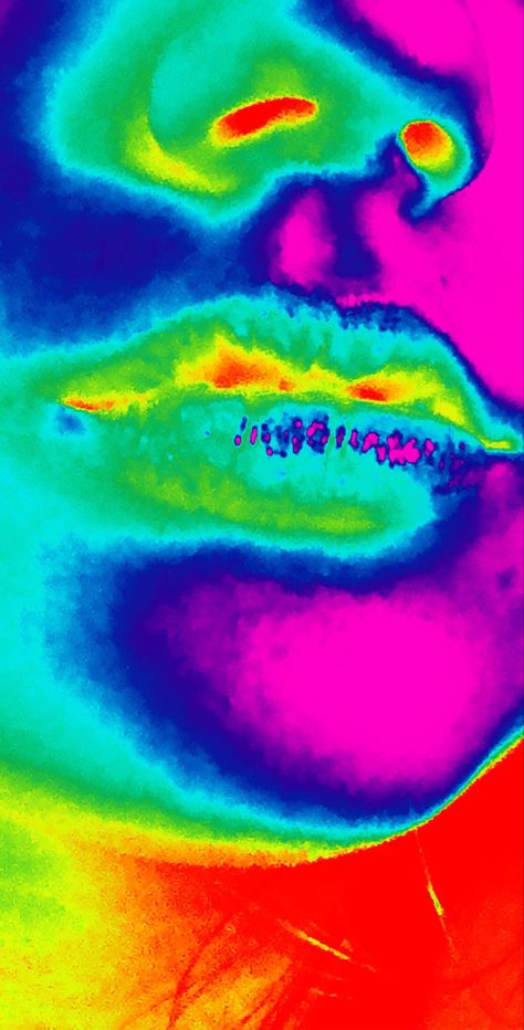 Thermal Energy Art, Heat Detection Art, Infrared Portrait, Thermal Photography, Infrared Art, Thermal Art, Heat Signature, Contrast Art, Infrared Photography