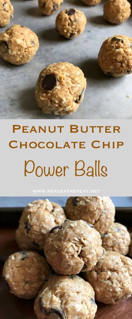 Chocolate Chip Power Balls, Peanut Butter Energy Bites, Dessert Oreo, Healthy Afternoon Snacks, Healthy Protein Snacks, Power Balls, Desserts Vegan, Cheesecake Cupcakes, Peanut Butter Protein