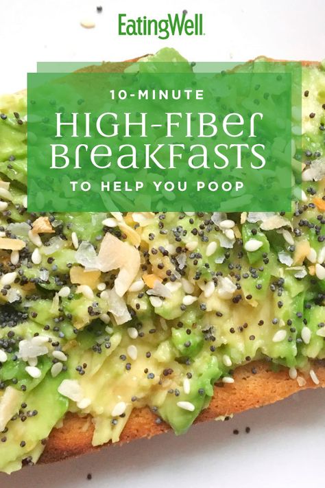 High In Fiber Breakfast, Protein And Fiber Breakfast Ideas, High Fiber Savory Breakfast, Fiber Packed Breakfast, Power Breakfast Healthy, Low Colestoral Breakfasts, High Fibre Breakfast Recipes, Hi Fiber Meals, Hi Fiber Breakfast