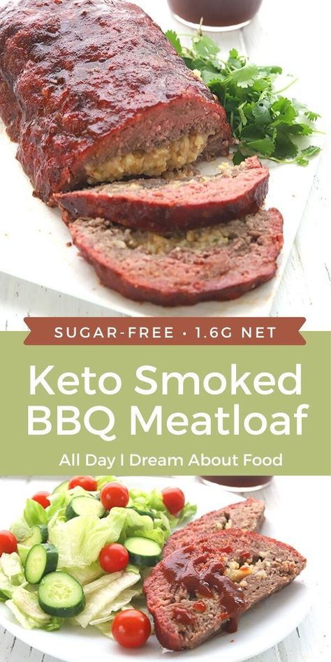 Smoked Meatloaf Recipe, Meatloaf Recipes Healthy, Bbq Meatloaf, Smoked Meatloaf, Smoked Bbq, Low Carb Meal, Meatloaf Recipe, Healthy Low Carb Recipes, Pepper Jack Cheese