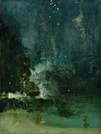 Artworks to see before you die: Volume five Nocturne Wallpaper, Nocturne In Black And Gold, Rocket Art, James Abbott Mcneill Whistler, James Mcneill Whistler, Detroit Institute Of Arts, Whistler, Black And Gold, Rocket