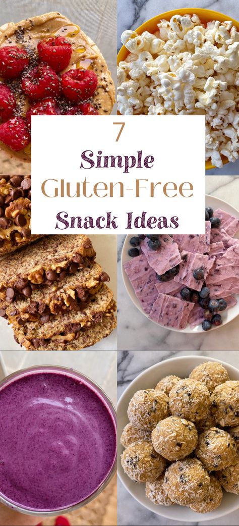 Easy gluten-free snacks that are healthy, satisfying and taste great! Some are recipes that can be made ahead for easy grab and go. Some are simple ideas that can be assembled in mere minutes. Gf Df Snacks Healthy, Gluten Free Snacks For School, Gluten Free Snack Recipes Easy, Gf Snack Ideas, Easy Gf Snacks, Gluten Free Snacks On The Go, Quick Gluten Free Snacks, Gluten Free Snacks Ideas, Gluten Free Recipes Snacks