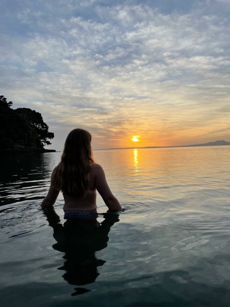 Beach Swimming Aesthetic, Morning Swim Aesthetic, Early Morning Beach Aesthetic, 6 Am Aesthetic, Calm Girl Aesthetic, Early Morning Aesthetic, Morning Swimming, Water Aesthetics, Boring Pics