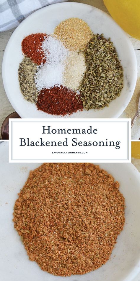 Blackened Chicken Seasoning, Jerk Seasoning Recipe, Blackened Chicken Recipe, Jerk Chicken Recipe, Spices Recipes, Jamaican Jerk Seasoning, Homemade Cajun Seasoning, Pantry Recipes, Blackened Seasoning