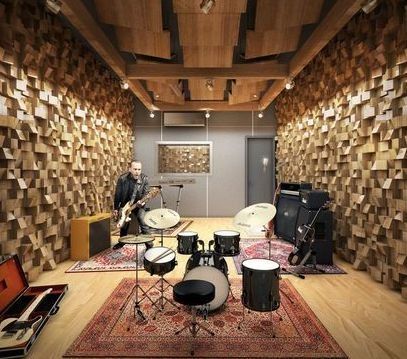 Music Studio Design, Music Room Design, Home Studio Ideas, Home Music Rooms, Sound Room, Rehearsal Room, Audio Studio, Recording Studio Design, Recording Studio Home