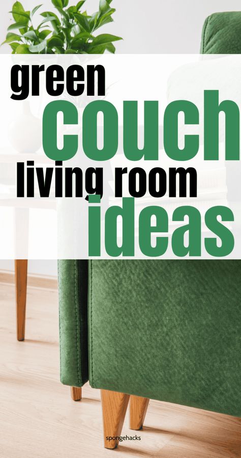 Green Couch Decor Ideas, Green Leather Couch Living Room Ideas, Olive Furniture Living Room, Colours That Go Well With Brown, Living Room Decor With Green Couch, Green Couch Farmhouse Living Room, Living Room Green Couch Colour Schemes, Green Chairs In Living Room, Rugs That Go With Green Couch