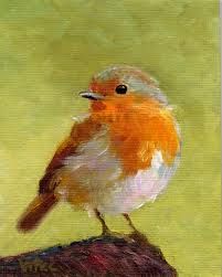 Robin Bird Painting Acrylic, Bird Drawings, Watercolor Bird, Christmas Paintings, Pastel Art, Mail Art, Birds Painting, Bird Art, Acrylic Art