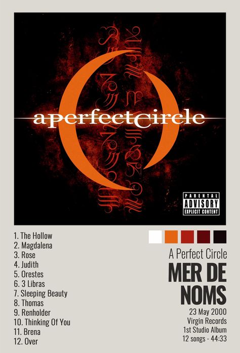 poster for a perfect circle album "mer de noms" free to use, modify, download, print without credit - enjoy! A Perfect Circle Aesthetic, A Perfect Circle Band Poster, A Perfect Circle Poster, A Perfect Circle Band, Perfect Circle Band, Waxing Room, Future Poster, Album Posters, Vintage Music Posters