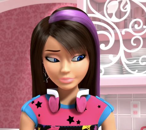 Purple Characters, Skipper Barbie, Barbie Life In The Dreamhouse, Life In The Dreamhouse, Barbie Skipper, Barbie Hair, Barbie Life, Barbie Dream House, Find Picture