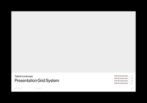 Tabloid Presentation Grid System for InDesign 2 :: Behance Horizontal Grid Layout Design, Grid Template Layout Design, Layout Grid Design, Grid System Layout, Grid System Design, Design Presentation Boards, Grid Graphic Design, Presentation Layouts, Web Grid