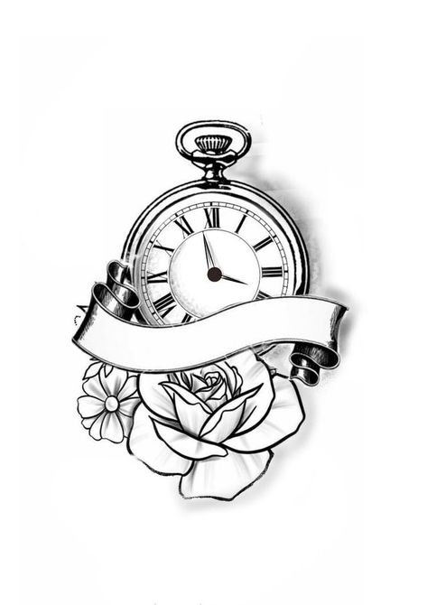 Now Digital Clock Tattoo, Clock And Rose Tattoo Design For Women, Clock Design Tattoo, Clock Tattoos For Women Kids, Pocket Watch Tattoos For Women, Heart Shaped Clock Tattoo, Small Clock Tattoo, Old Watch Tattoo, Clock Tattoo Design For Men