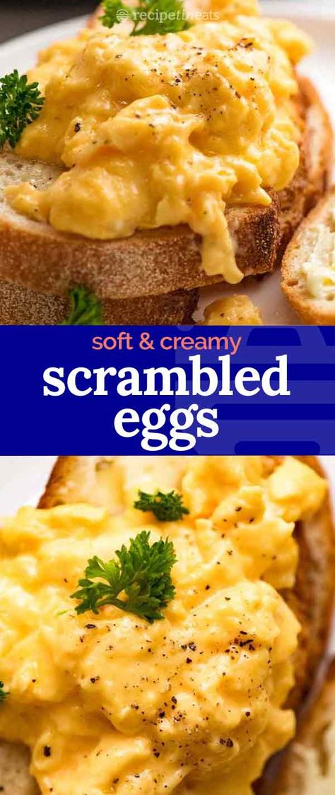 Everyone should know how to make scrambled eggs well! 60 seconds, soft, creamy, custardy. Perfection! The Best Scrambled Eggs, Easy Scrambled Eggs, Best Scrambled Eggs, Oven Baked Bacon, Fluffy Scrambled Eggs, Creamy Scrambled Eggs, Scrambled Eggs Recipe, White Grape, Recipetin Eats