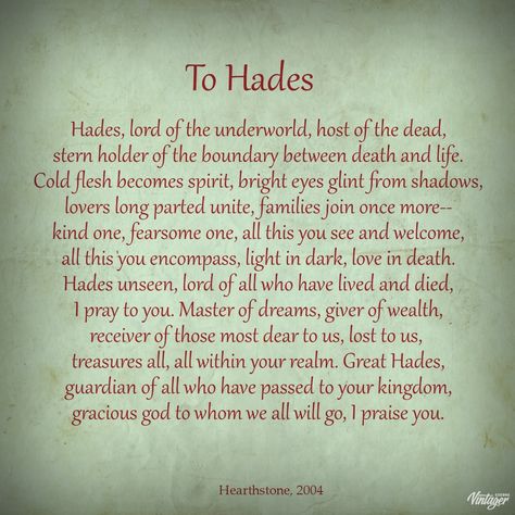 Beginner Paganism, Persephone Poem, Greek Pagan, Pagan Prayers, Hades Greek God, Greek Mythology Quotes, Hades Greek Mythology, Greece Mythology, Dead King