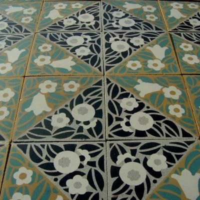 1920s Bathroom Tile, 1920s Tile, Art Deco Floor Tiles, Vintage Tile Floor, 1920s Bathroom, 1920s Kitchen, French Tile, Art Deco Floor, Terrazzo Floor