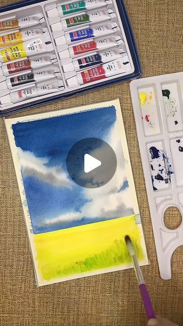 Skillshare Classes, Kids Bubbles, Watercolor Tips, Watercolor Ocean, Watercolor Paintings Tutorials, Color Painting, Happy Paintings, Watercolor Sketch, Watercolour Tutorials