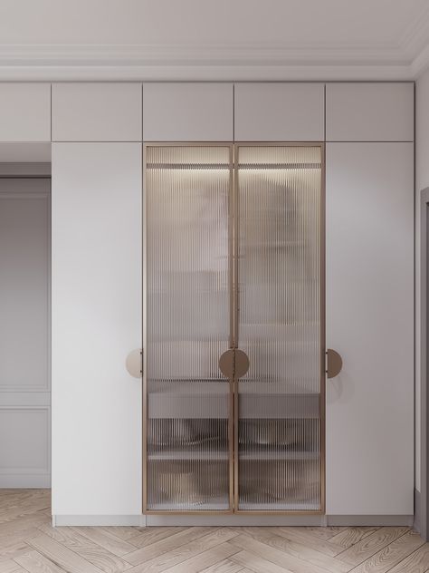 Glass Wardrobe Design, Wardrobe Design Bedroom Modern, Wardrobe Shutter Design, Glass Wardrobe, Wardrobe Design Modern, Walking Closet, Luxury Wardrobe, Wardrobe Door Designs, Luxury Closets Design