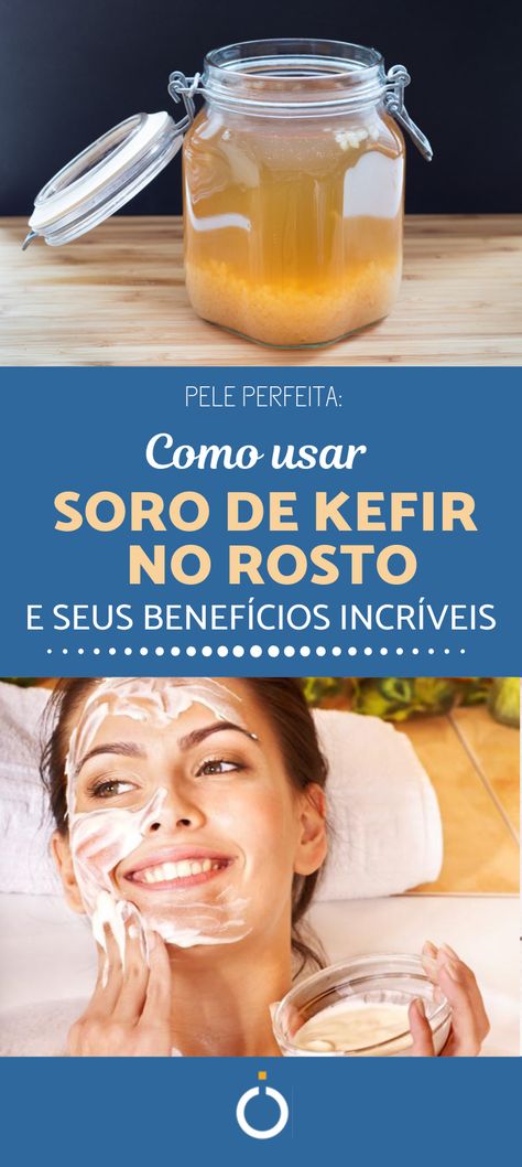 O kefir é muito mais do que um alimento incrível! Clique no pin e veja como usar uma máscara de kefir no rosto poderosa! O umCOMO explica quais os benefícios do soro de kefir para a pele e como usá-lo corretamente.  #kefir #mascaradekefir #kefirnapele #skincare #bonitadepele #antiaacne #quefir #beneficiosdokefir #beleza #mascara Health, Kefir Recipes, Comidas Fitness, Kefir, Kombucha, Yogurt, Acne