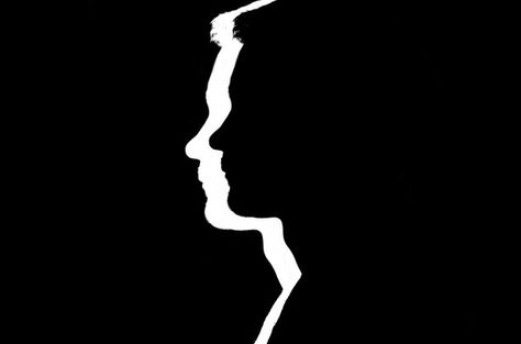 Man Profile, Silhouette Face, Male Profile, Face Profile, Extroverted Introvert, Bw Photography, Silhouette Art, Male Face, Dots Art