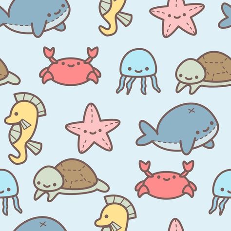 Sealife Background, Sea Life Pattern, Sea Creature Pattern, Seamless Animal Pattern, Beach Seamless Pattern, Kids Fabric, Logo Banners, Cityscape Photos, Background Banner