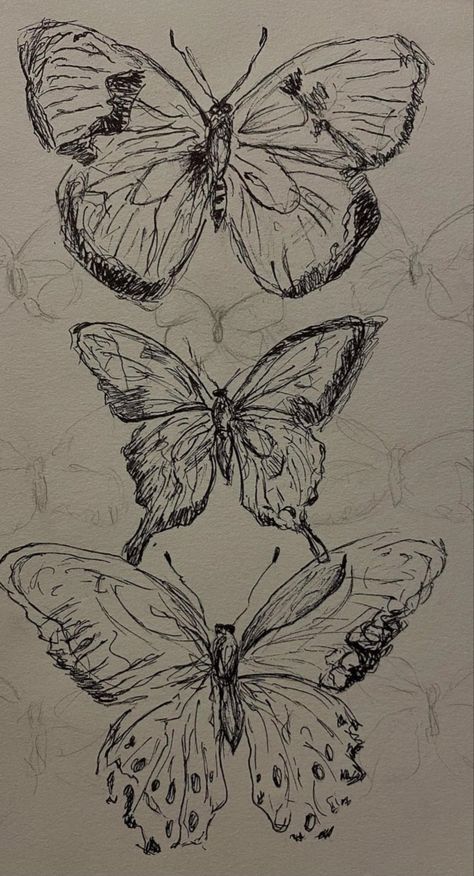 Sketchbook Pages Inspiration, Legend Of Vox Machina, Butterfly Sketch, Charcoal Drawings, Vox Machina, Butterfly Drawing, Sketchbook Pages, Doodle Art Designs, Art Drawings Sketches Creative