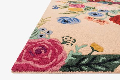 LES-03 RP BLUSH/MULTI            &verbar; Loloi Rugs Juliet Rose Bouquet, Juliet Rose, Multi Rug, Knit Pillow, Loloi Rugs, Knitted Baby Blankets, Holiday Prints, Cotton Bath Towels, Rose Bouquet