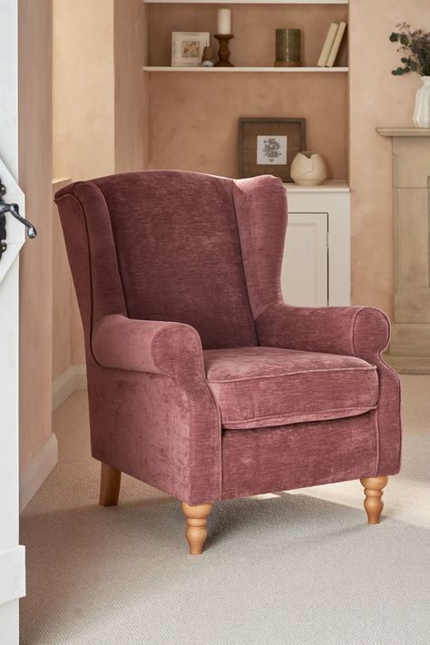 Scrolled arms and a wingback are the perfect pair to create this classic timeless armchair, with versatility that means it can sit in any room to add a cosy feel. Sherlock combines a high back for comfort and posture with high-quality construction and beautiful wooden turned feet, available in a selection of specially chosen fabrics, of which you can order yours online today. Our Sherlock chair shape comes in 4 different sizes & formats. The details of which are as below: Sherlock Chair - A subs Sherlock Chair, Wet Room Shower, Wingback Chairs, Red Armchair, High Back Armchair, Wet Room, Decorative Ideas, Natural Weave, Electric Recliners