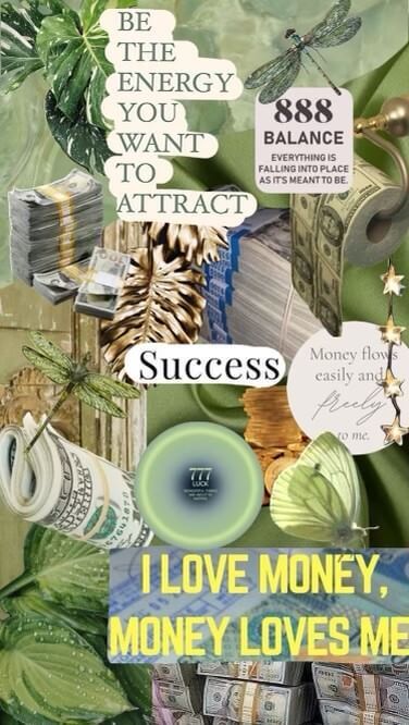 Money Manifestation Wallpaper, Money Loves Me, Affirmations For Abundance, Manifest 2024, I Love Money, Board Wallpaper, Relationship With Money, Money Vision Board, Spiritual Wallpaper