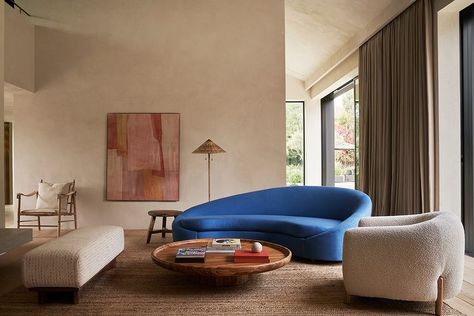 Kirsten Riesenweber (@cornerhideaway) • Instagram photos and videos Anthropologie Spring, Colin King, Sculptural Chair, Beni Rugs, Blue Sofa, Interior Stylist, Gwyneth Paltrow, Architectural Digest, Beautiful World