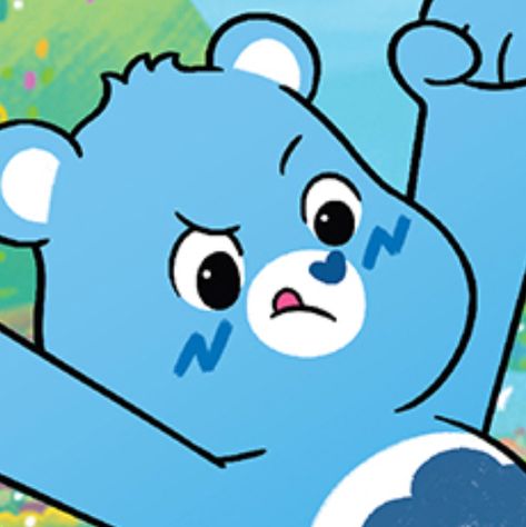 Care Bears Profile Pics, Aesthetic Care Bears Pfp, Grumpy Bear Aesthetic, Care Bears Grumpy Bear Wallpaper, Blue Care Bear Aesthetic, Blue Care Bear Icon, Care Bears Aesthetic, Bears Aesthetic, Grumpy Care Bear