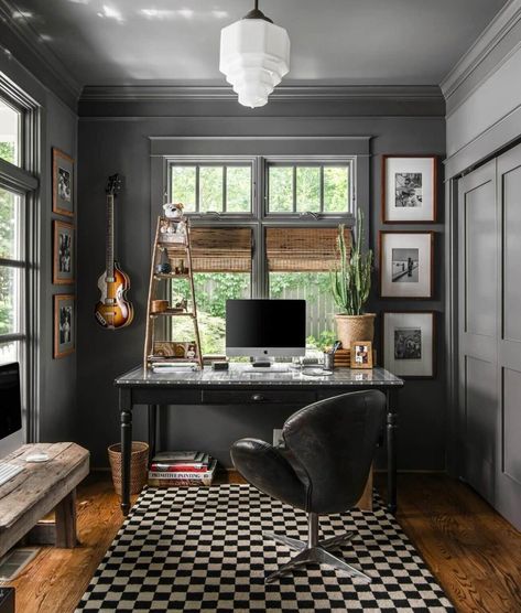 Louisa Pierce's Vintage Eclectic Nashville Home 17 Eclectic Homes, Interior Design Career, Small Home Office, Vintage Eclectic, Eclectic Interior, Historic Home, Eclectic Home, Small Home, Nashville Tn