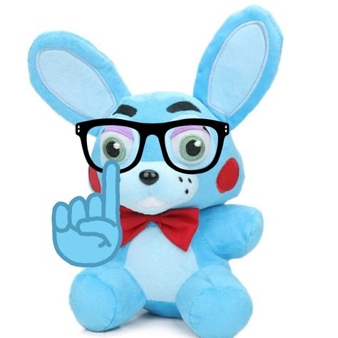 FNAF 2 Toy Bonnie Plush, Fnaf Mangle, Fnaf Icon, Fnaf Pfp, The Bite Of 87, Bite Of 87, Cute Eyes Drawing, Toy Bonnie, Fnaf 2