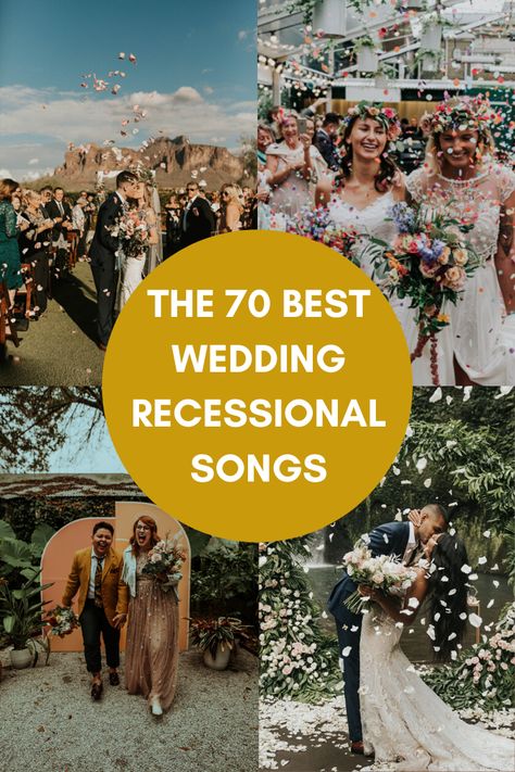 Recessional Wedding Songs Upbeat, Wedding Music Checklist, Wedding Music Theme, Music Checklist, Best Country Wedding Songs, Wedding Recessional Songs, Wedding Music List, October Bride, Wedding Recessional