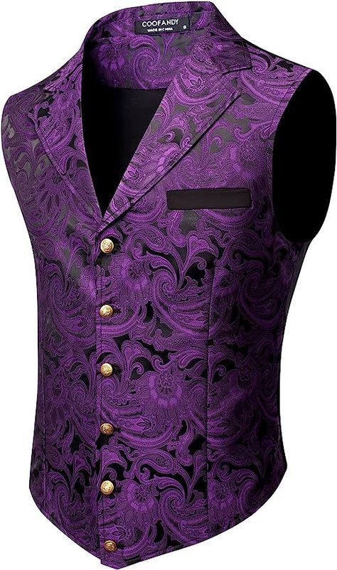 Business Vest, Purple Vest, Plus Size Vests, Silk Vest, Mens Suit Vest, Plus Size Suits, Collar Vest, Vest Blazer, Vest And Tie