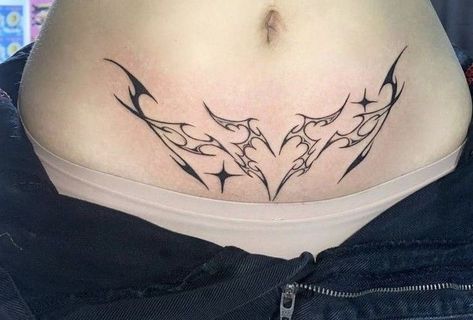 You know what's worse than having a messed up tattoo design on your skin forever? Getting called out about that epic fail online. Stomach Tattoos Succubus, Womb Tattoo Men, Hip Stomach Tattoos Women, Acubi Tattoo, Sucubus Tattoo Womb, Sucubus Tattoo Design, Sucubus Womb Tattoo, Succubus Tattoo Womb, Succubus Womb Tattoo