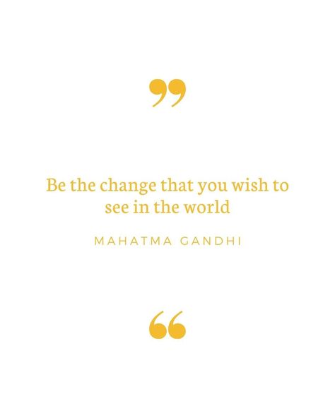 One of my favorite quotes of all time 💯: "be the change that you wish to see in the world" by Mahatma Gandhi Change starts with you. 🔝 You cannot change someone else if the person doesn't want to. ❌ Change yourself: live like you want others to live. Actions are worth more than words 🗨️ Do you have a favorite quote? ⤵️ 👉 @karina_ahrer #quoteoftheday #mahatmagandhi #gandhiquote #changetheworld #changeyourself Corporate Girl, Change Yourself, My Favorite Quotes, Gandhi Quotes, Lovely Quotes, Be The Change, Todo List, Lovely Quote, Make A Change