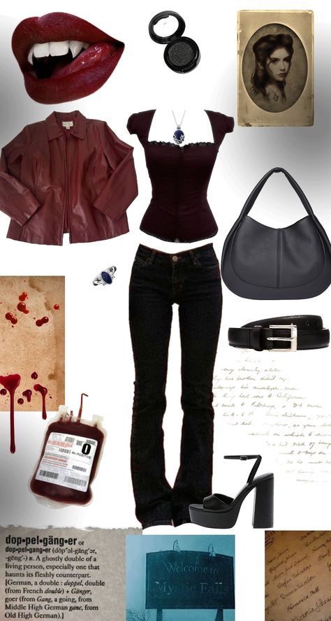 Catherine Outfits Vampire Diaries, Catherine From Vampire Diaries, Dress Like Elena Gilbert, Paige Halliwell Outfits, Catherine Pierce Outfits, Katherine Pierce Fashion, Succubus Chic Outfit, Once Upon A Time Outfit Ideas, Tvd Katherine Outfits