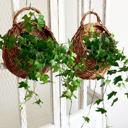 Hanging basket decor