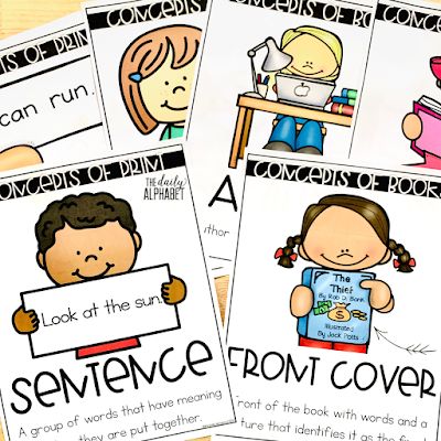 Print Awareness, Concepts Of Print Anchor Chart, Kindergarten Concepts Of Print, Concepts Of Print Preschool, Concepts Of Print Kindergarten, Concepts Of Print Activities, Preschool Concepts, Concepts Of Print, Kindergarten Anchor Charts