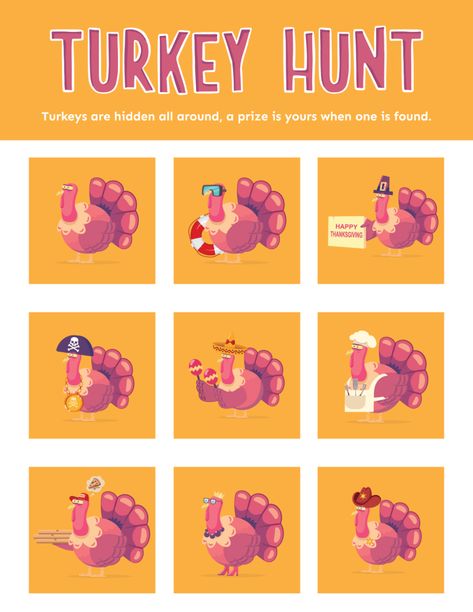 Turkey Hunt Game For Kids, Turkey Hunt Game, Games With Prizes, Thanksgiving Riddles, Thanksgiving Homeschool, Work Treats, 2023 Thanksgiving, Turkey Hunt, Thanksgiving Scavenger Hunt