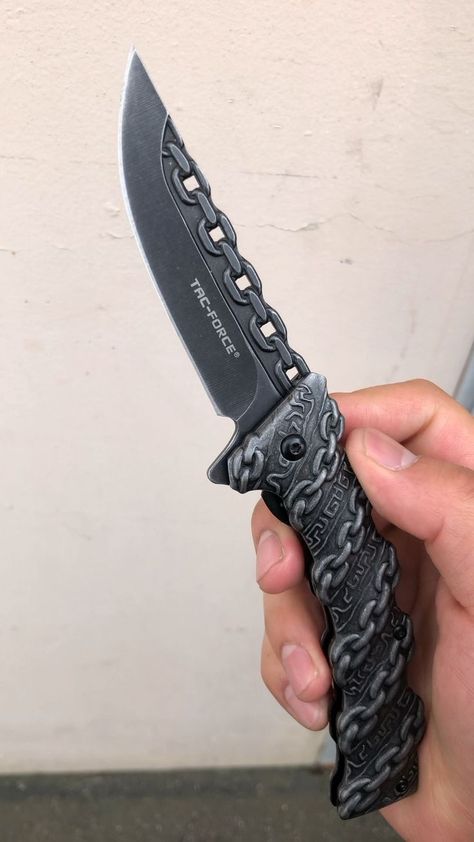 Tax Force Stonewash Chain Pocket Knife | Knife, Pretty knives, Cool knives Nifes Pocket, Knife Aesthetic, Pretty Knives, Cool Swords, Cool Knives, Pocket Knives, Cool Gadgets To Buy, Knife Making, Folding Knives