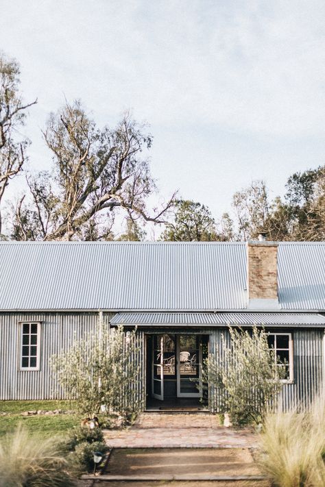 Shearing Shed House, Barn House Conversion, Corrugated Metal Siding, Cottage Extension, Modern Homestead, Tin Shed, Modern Shed, Tin House, Shed Home