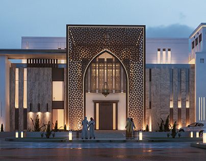 Mosque Design Islamic Architecture, Mansion Homes, Mosque Design, Style Marocain, Classic House Exterior, Classic Villa, Classic House Design, Mosque Architecture, Architecture Building Design