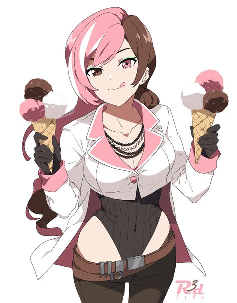 Neo Politan Rwby, Neopolitan Rwby, Neo Rwby, Neo Politan, Rwby Neo, Rwby Characters, Rwby Anime, Illustrator Art, Multicolored Hair