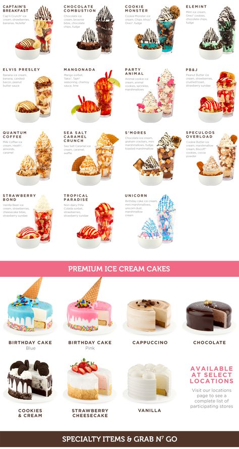 Ice Cream Menu, Homemade Cookbook, Food Infographic, Food Menu Design, Milkshake Recipes, Sweet Snacks Recipes, Cafe Menu, Milkshakes, Food Obsession