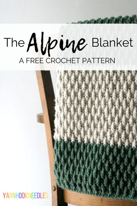 Crochet Throw Pattern, Confection Au Crochet, Crochet Stitches For Blankets, Front Post Double Crochet, Blanket Crochet Pattern, Crochet Simple, Crochet Patterns Free Blanket, Crochet Throw, Blanket Stitch