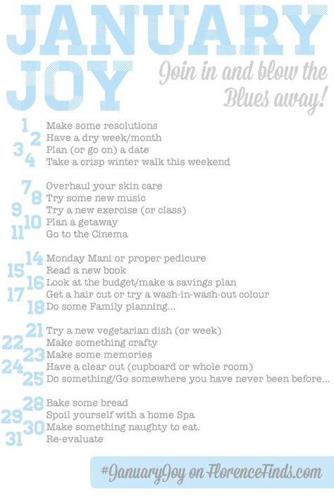 January Checklist Ideas, January To Do List, January Bucket List, January Checklist, Celebrate January, January Goals, Monthly Celebration, January Activities, January Blues