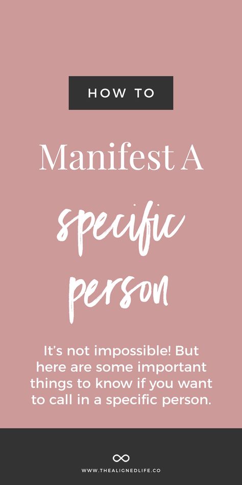 Want to call in your next love or your big crush? You CAN! Learn how to manifest a specific person right here! | thealignedlife.co | manifesting, manifestation, law of attraction, relationships | #thealignedlife #manifest #love #specificperson Manifesting Career, Planner Examples, Manifesting Quotes, Manifesting Journal, Law Of Attraction Love, Specific Person, Become Wealthy, Lost My Job, Manifesting Money