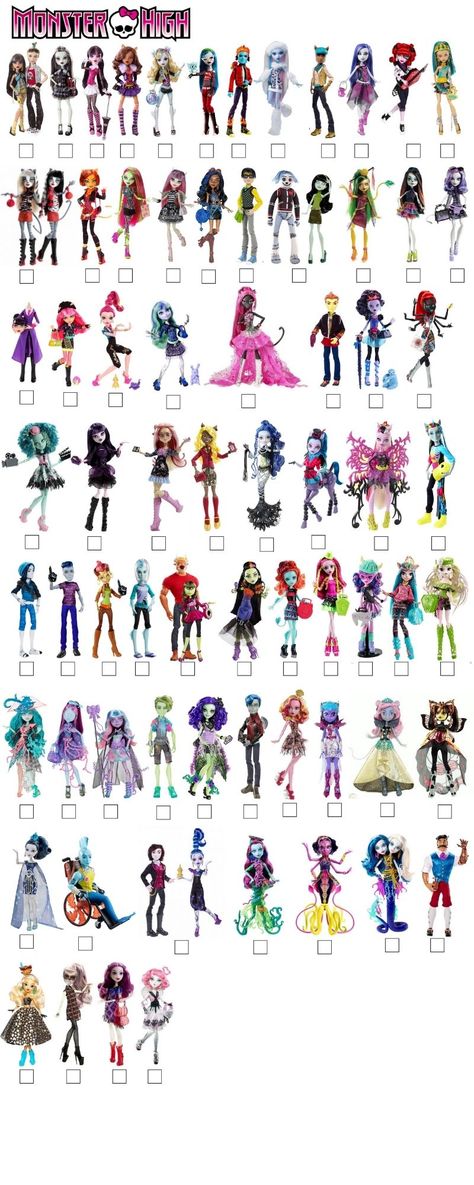 All Monster High Signature Dolls Characters   file:///C:/Users/USUARIO/Downloads/Diseño%20sin%20título%20(1).pdf Monster High Characters List, Monster High Movies List, Monster High Dolls Aesthetic, All Monster High Characters, Monster High Checklist, Monster High Gen 3, Monster High Doll Collection, All Monster High Dolls, Monster High Collection