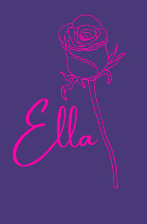 Ella Name Wallpaper, Ella Wallpaper Name, Ella Name, Truth Or Dare Questions, Dare Questions, Alphabet Names, Letter Art Design, Stylish Alphabets, Instagram Frame Template